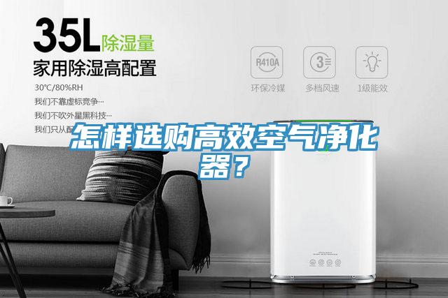 怎樣選購(gòu)高效空氣凈化器？