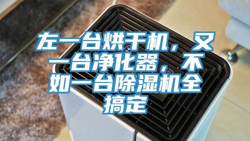 左一臺烘干機，又一臺凈化器，不如一臺除濕機全搞定