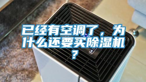 已經有空調了，為什么還要買除濕機？