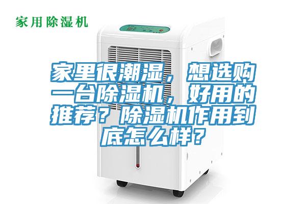 家里很潮濕，想選購(gòu)一臺(tái)除濕機(jī)，好用的推薦？除濕機(jī)作用到底怎么樣？