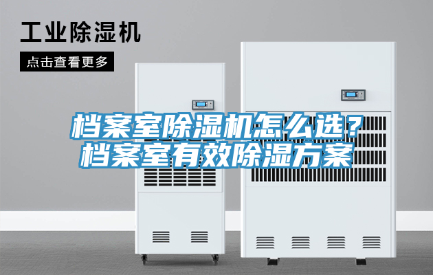 檔案室除濕機怎么選？檔案室有效除濕方案