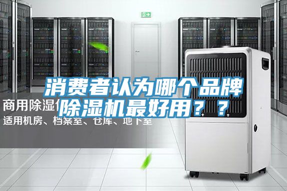 消費者認為哪個品牌除濕機最好用？？