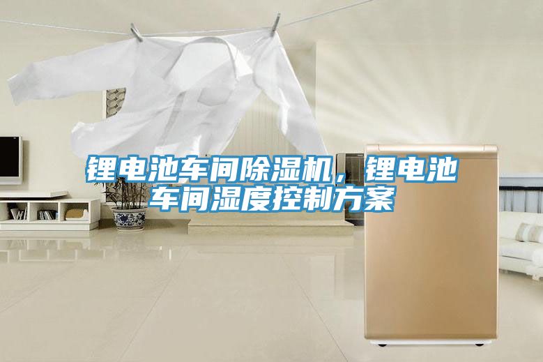 鋰電池車間除濕機,鋰電池車間濕度控制方案