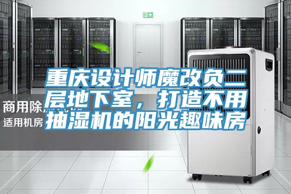 重慶設計師魔改負二層地下室,打造不用抽濕機的陽光趣味房