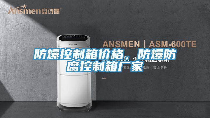 防爆控制箱價格,防爆防腐控制箱廠家