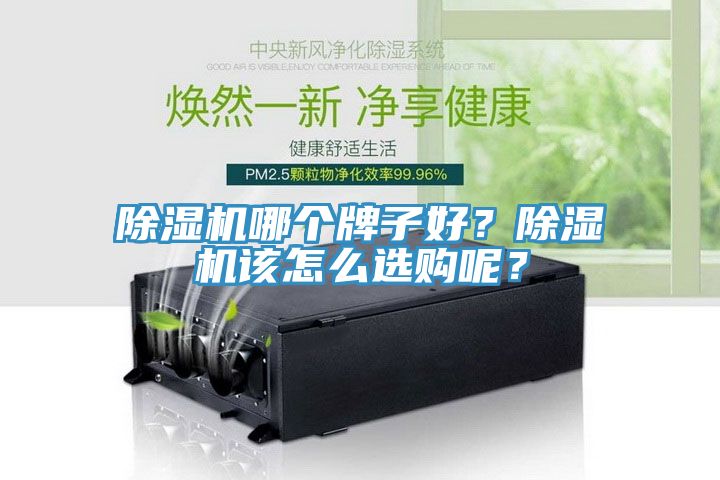 除濕機哪個牌子好？除濕機該怎么選購呢？